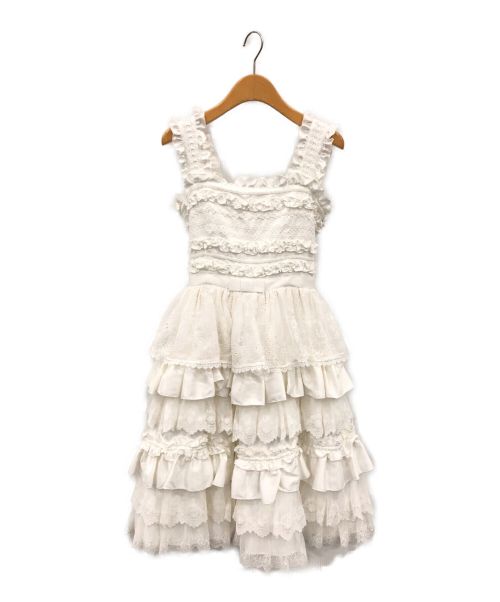ATELIER PIERROT（アトリエピエロ）ATELIER PIERROT (アトリエピエロ) Little Girl's Dream Wedding Dress ホワイト サイズ:Fの古着・服飾アイテム