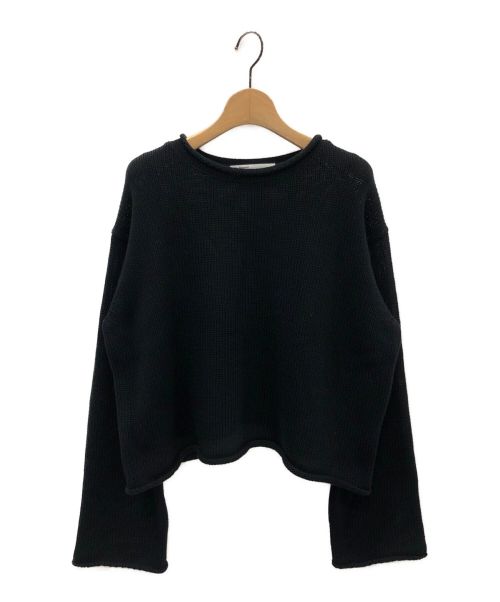 L'appartement（アパルトモン）L'appartement (アパルトモン) Rollup Knit Pullover ブラック サイズ:-の古着・服飾アイテム