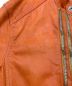 中古・古着 DSQUARED2 (ディースクエアード) マルチジップライダースジャケット オレンジ サイズ:44：7800円