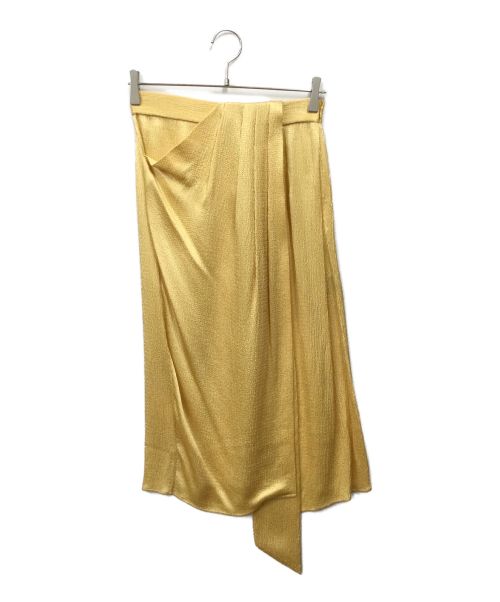SALLY LAPOINTE（サリー・ラポイント）SALLY LAPOINTE (サリー・ラポイント) ラップスカート イエロー サイズ:2 未使用品の古着・服飾アイテム
