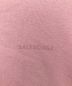 中古・古着 BALENCIAGA (バレンシアガ) ロゴプリントパーカー ピンク サイズ:XS：50000円