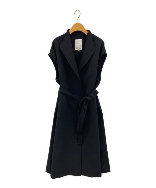 ELENDEEK（エレンディーク）ELENDEEK (エレンディーク) TRIPLE CLOTH LONG GILET ブラック サイズ:Fの古着・服飾アイテム