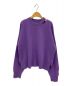 MAISON SPECIAL（メゾンスペシャル）の古着「Cashmere Blend Merino Wool Pullover Knit」｜パープル