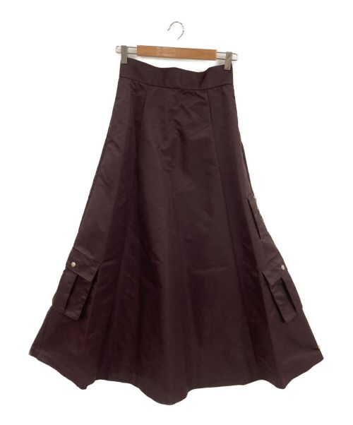 RIM.ARK（リムアーク）RIM.ARK (リムアーク) カーゴボリュームスカート ボルドー サイズ:36の古着・服飾アイテム