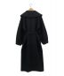 MURRAL (ミューラル) curvy wool coat ブラック サイズ:F：45000円
