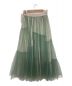 MURRAL (ミューラル) Leaf vein tulle skirt グリーン サイズ:2：18000円