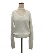 MURRALミューラル）の古着「Frost knit top」｜アイボリー