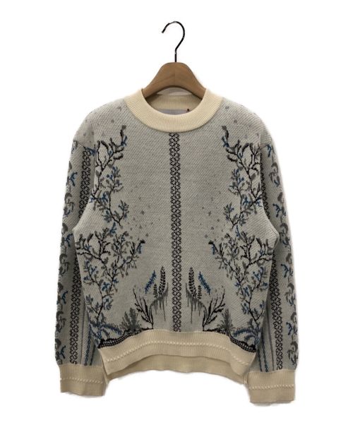 MURRAL（ミューラル）MURRAL (ミューラル) Snow cover knit sweater ホワイト サイズ:Fの古着・服飾アイテム