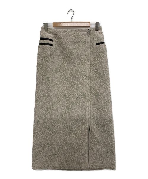 MURRAL（ミューラル）MURRAL (ミューラル) Ice flower embroidery skirt アイボリー サイズ:2の古着・服飾アイテム