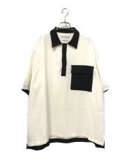 UNITED TOKYO (ユナイテッドトーキョー) BSジョーゼット バイカラーシャツ アイボリー サイズ:2