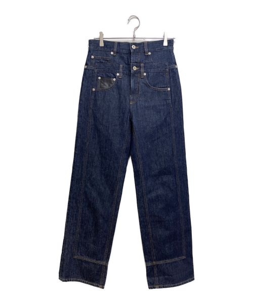 LOEWE（ロエベ）LOEWE (ロエベ) 23SS Trompe l`oeil jeans(トロンプイユジーンズ) インディゴ サイズ:44の古着・服飾アイテム