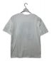 Berluti (ベルルッティ) スエードエフェクト フレーム スクリット Tシャツ ホワイト×ネイビー サイズ:M：30000円