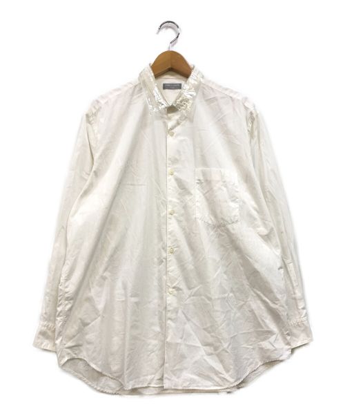 COMME des GARCONS HOMME（コムデギャルソン オム）COMME des GARCONS HOMME (コムデギャルソン オム) PVCカラーコットンシャツ ホワイト サイズ:下記参照の古着・服飾アイテム