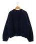 UNFIL (アンフィル) brushed light wool flannel zip front jacket ネイビー サイズ:1：12000円