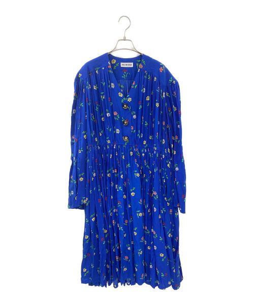 BALENCIAGA（バレンシアガ）BALENCIAGA (バレンシアガ) フローラルドレス ブルー サイズ:2 未使用品の古着・服飾アイテム