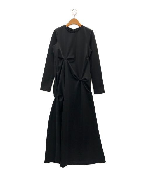 UN3D.（アンスリード）UN3D. (アンスリード) TUCK OP ブラック サイズ:36の古着・服飾アイテム