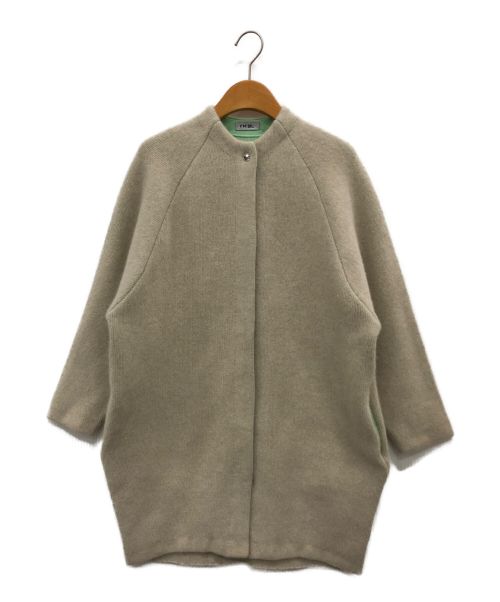 FMiBL（ファミル）FMiBL (ファミル) raccoon mix coat ライトグレー サイズ:Fの古着・服飾アイテム