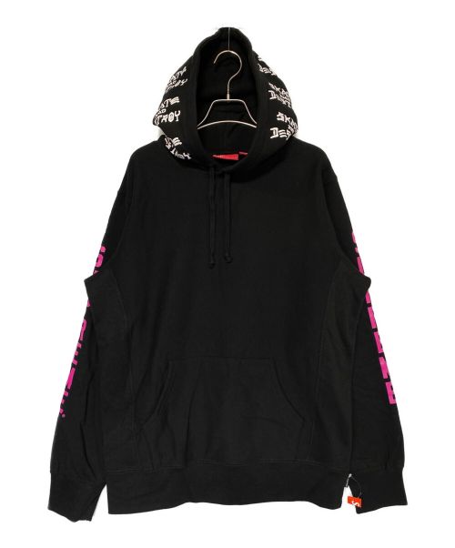 SUPREME（シュプリーム）SUPREME (シュプリーム) THRASHER (スラッシャー) Boyfriend Hooded Sweatshirt ブラック サイズ:Lの古着・服飾アイテム