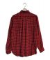 masu (エムエーエスユー) Grunge Plaid Shirts　MMSS-SH0123　チェックシャツ　フリル レッド×ブラック サイズ:44：27000円