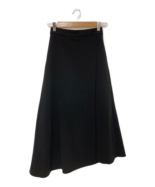 anuans（アニュアンス）anuans (アニュアンス) アシンメトリーレイヤードスカート ブラック サイズ:Sの古着・服飾アイテム