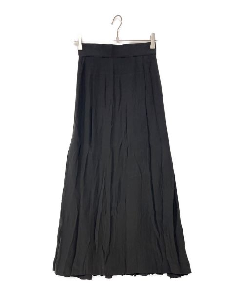 HERMES（エルメス）HERMES (エルメス) マキシスカート ブラック サイズ:38の古着・服飾アイテム