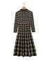 HER LIP TO (ハーリップトゥ) Plaid Jacquard Knit Dress ベージュ サイズ:M：14000円