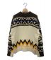 sacai（サカイ）の古着「Nordic Knit Pullover」｜ブラウン×ホワイト