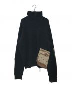 SUNSEAサンシー）の古着「22A06 Army Patch Thermal Turtle」｜チャコールグレー