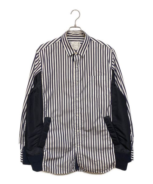 sacai（サカイ）sacai (サカイ) 24SS Cotton Poplin Shirt(コットンポプリンシャツ) ブルー サイズ:4の古着・服飾アイテム