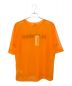 JIL SANDER (ジルサンダー) ロゴプリントシースルーTシャツ オレンジ サイズ:XL：25000円