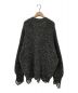 NOUNLESS (ナウンレス) Shiny grunge Knit Cardigan グレー サイズ:2：18000円