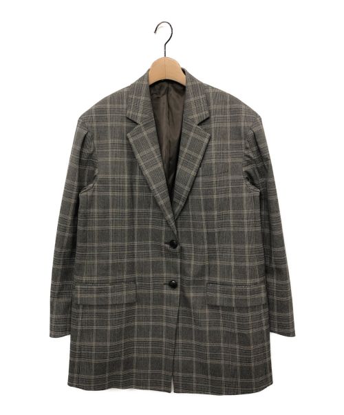 COLUMN（コラム）COLUMN (コラム) ビッグショルダージャケット ブラウン サイズ:36の古着・服飾アイテム