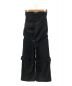 Crayme (クレイミー) 2way Double Front Slit Pants ブラック×ホワイト サイズ:S：13000円