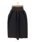 ur's (ユアーズ) デザインボリュームニットスカート ブラック サイズ:F：3980円