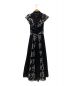 FRAY ID (フレイ アイディー) エンブロイダリープリーツドレス ブラック サイズ:1：7000円