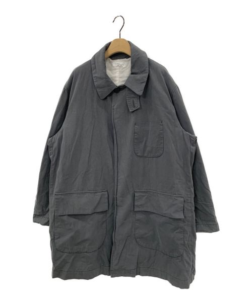 FOLL（フォル）FOLL (フォル) brushedwashed cotton mac coat グレー サイズ:Fの古着・服飾アイテム