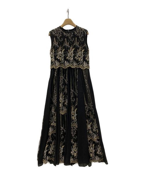 MURRAL（ミューラル）MURRAL (ミューラル) Snow flower lace dress ブラック サイズ:2の古着・服飾アイテム
