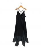 MURRALミューラル）の古着「Flutters camisole dress」｜ブラック