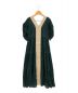 MURRAL（ミューラル）の古着「Wave cotton tiered dress」｜グリーン