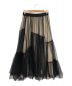 MURRAL (ミューラル) Leaf vein tulle skirt ブラック サイズ:2：20000円