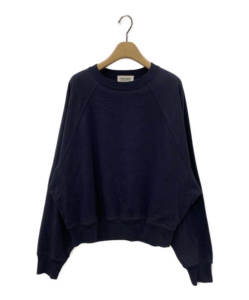 INSCRIRE（アンスクリア）INSCRIRE (アンスクリア) Dolman Sleeve Sweat Shirt ネイビー サイズ:Mの古着・服飾アイテム