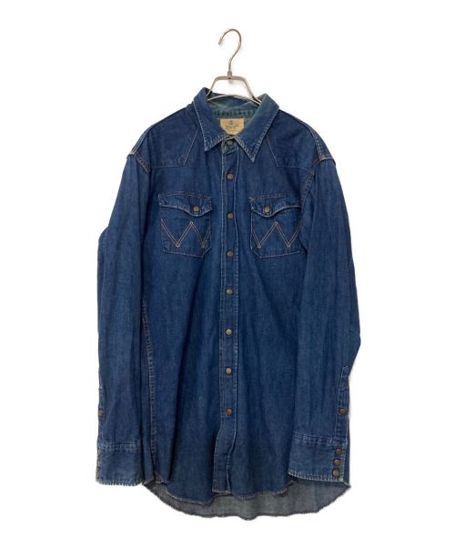 Wrangler（ラングラー）Wrangler (ラングラー) デニムウエスタンシャツ インディゴ サイズ:不明の古着・服飾アイテム