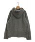 NKNIT (ンニット) camel mix hooded KNIT グレー サイズ:-：13000円