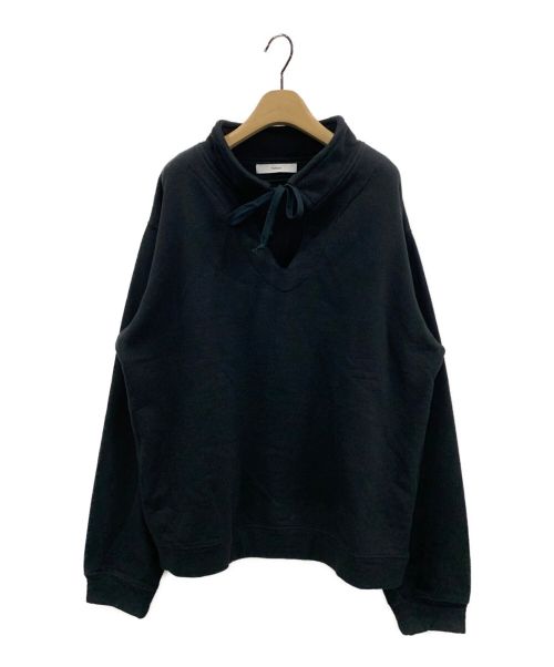 THRAW（スロウ）THRAW (スロウ) プルオーバースウェット ブラック サイズ:2の古着・服飾アイテム