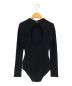 Mame Kurogouchi (マメクロゴウチ) Geometric Pattern Jacquard Jersey Open Back Bodysuit ブラック サイズ:1：14000円