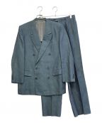 Christian Dior MONSIEURクリスチャンディオールムッシュ）の古着「セットアップダブルスーツ」｜ブルー