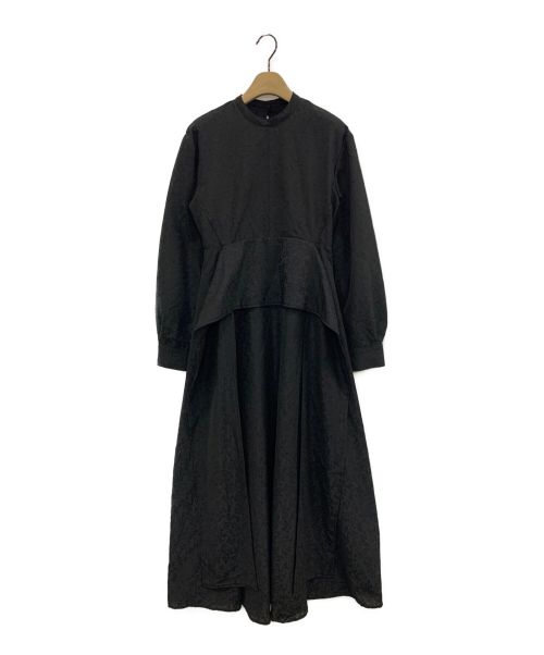 CLANE（クラネ）CLANE (クラネ)  2WAY JAQUARD ONEPIECE ブラック サイズ:1の古着・服飾アイテム