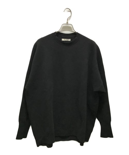 CINOH（チノ）CINOH (チノ) クルーネックニット ブラック サイズ:FREEの古着・服飾アイテム