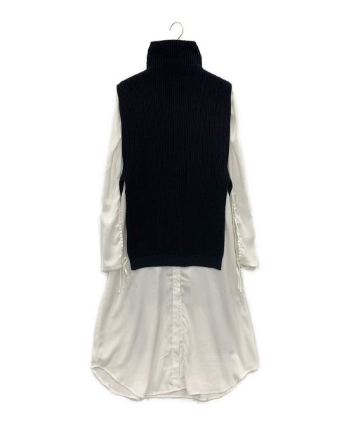 Ameri（アメリ）Ameri (アメリ) VEST LAYERED SHIRT DRESS ブラック サイズ:Mの古着・服飾アイテム