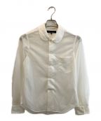 COMME des GARCONSコムデギャルソン）の古着「丸襟シアーシャツ」｜ホワイト
